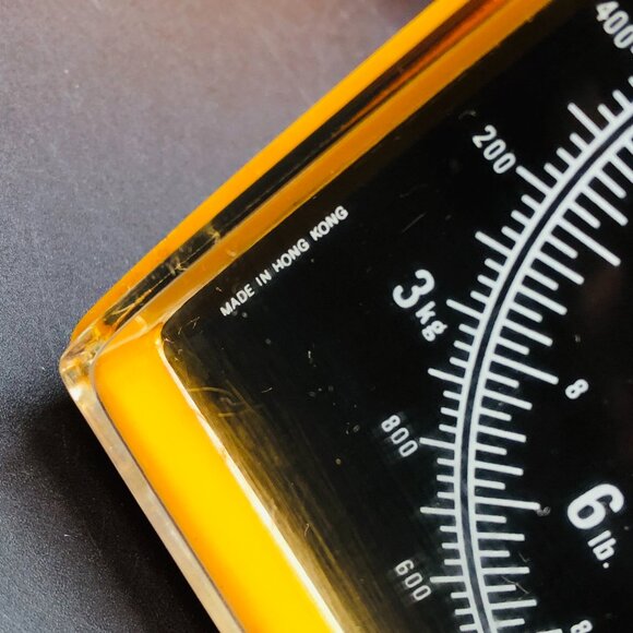 Vintage 70s KITCHEN KING Food Scale: Imperial / Metric Weight Retro Kitchenware - Picture 7 of 10